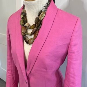 J Crew Parke Blazer in Stretch Linen